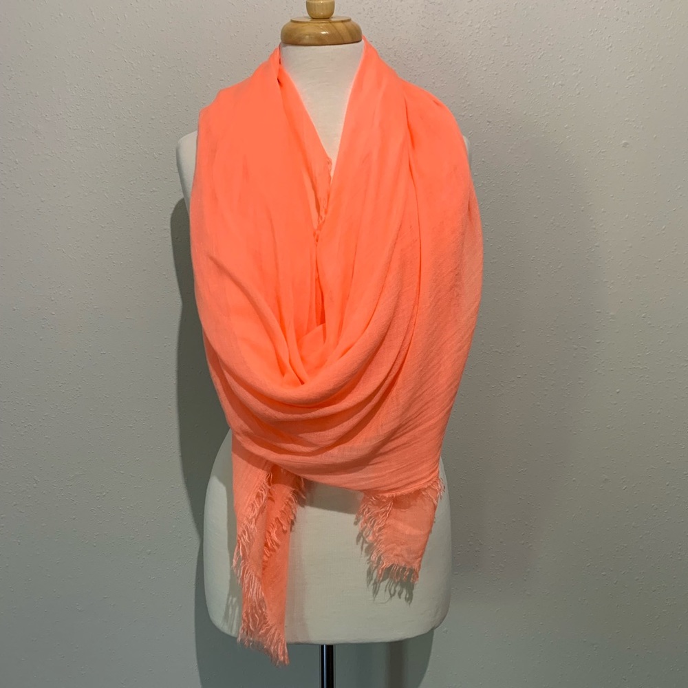Pashmina Scarf Neon Orange